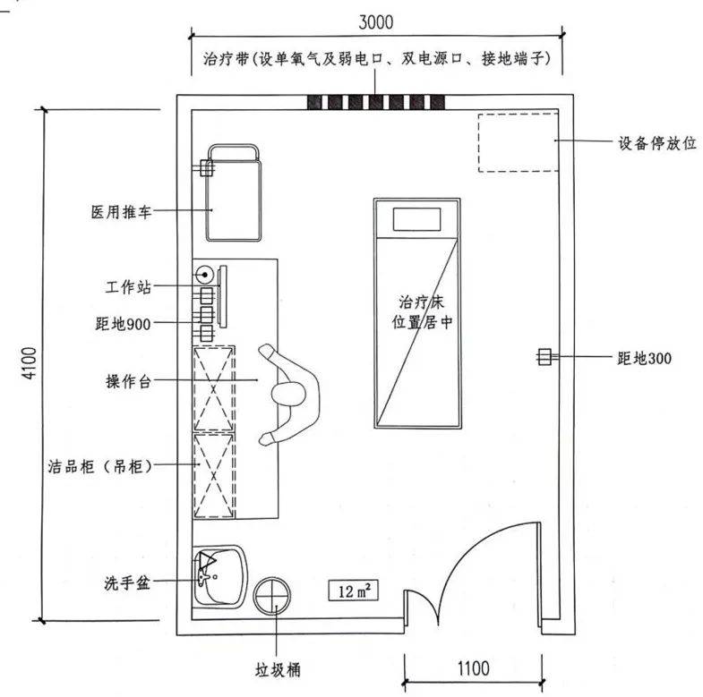 处置室是存放和中转病区污染物品,消毒处置部分用品的主要场所,也是