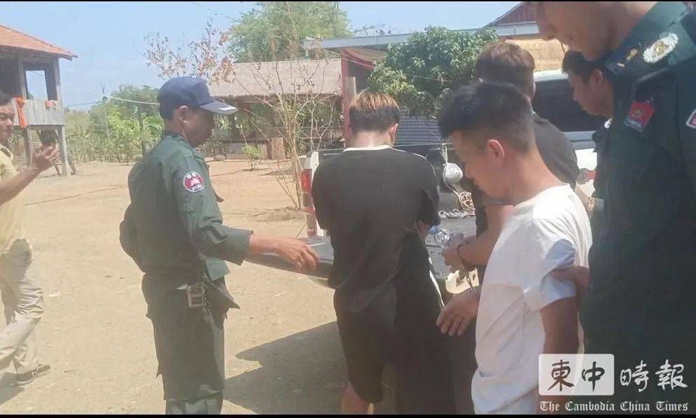   6名偷渡到柬埔寨西部港口工作的柬埔寨男子在柬中边境被捕。 