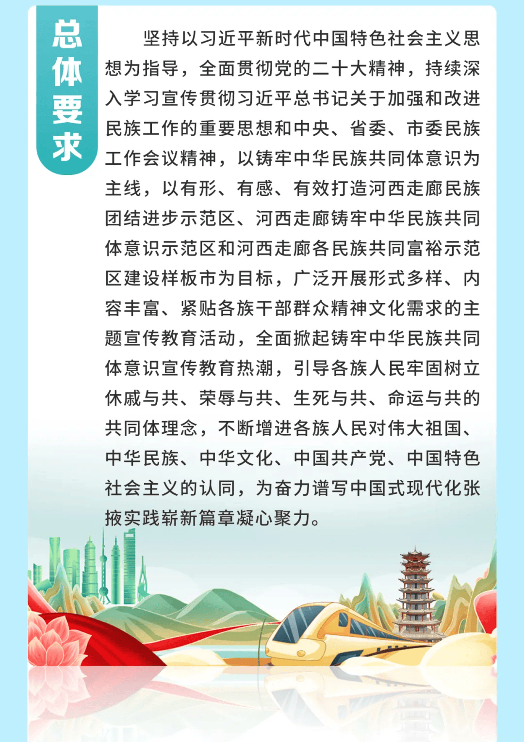 一图读懂 | 张掖市第21个民族团结进步宣传月活动实施方案