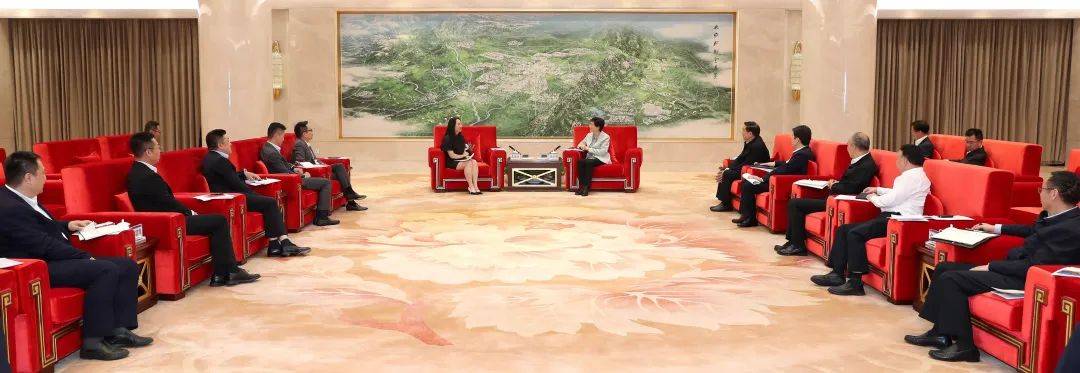 施小琳王凤朝会见华为公司轮值董事长、CFO孟晚舟一行_发展_成都_合作