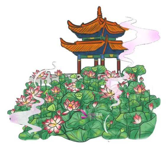 手绘昆明站周边旅游地图_云南_文化_翠湖公园