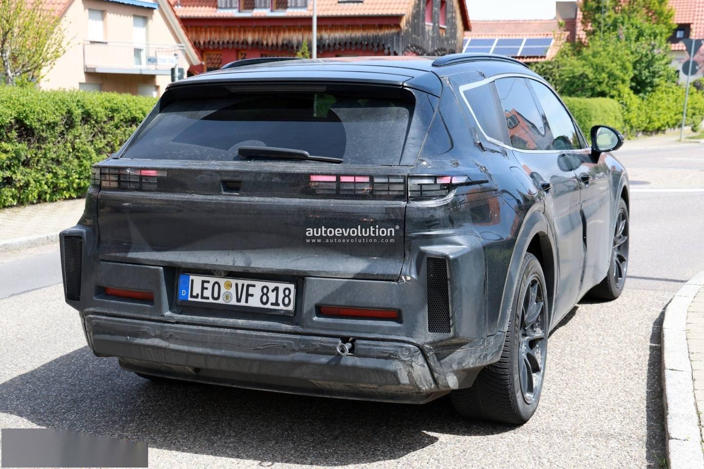 2026 款保时捷卡宴 cayenne 纯电车型谍照曝光