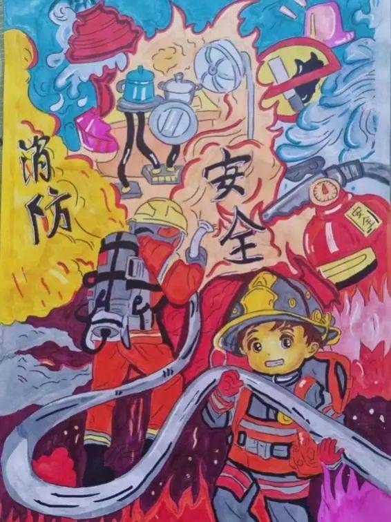 23化一黄月(消防安全)一等奖同学们通过海报制作,绘画作品,手抄报等多