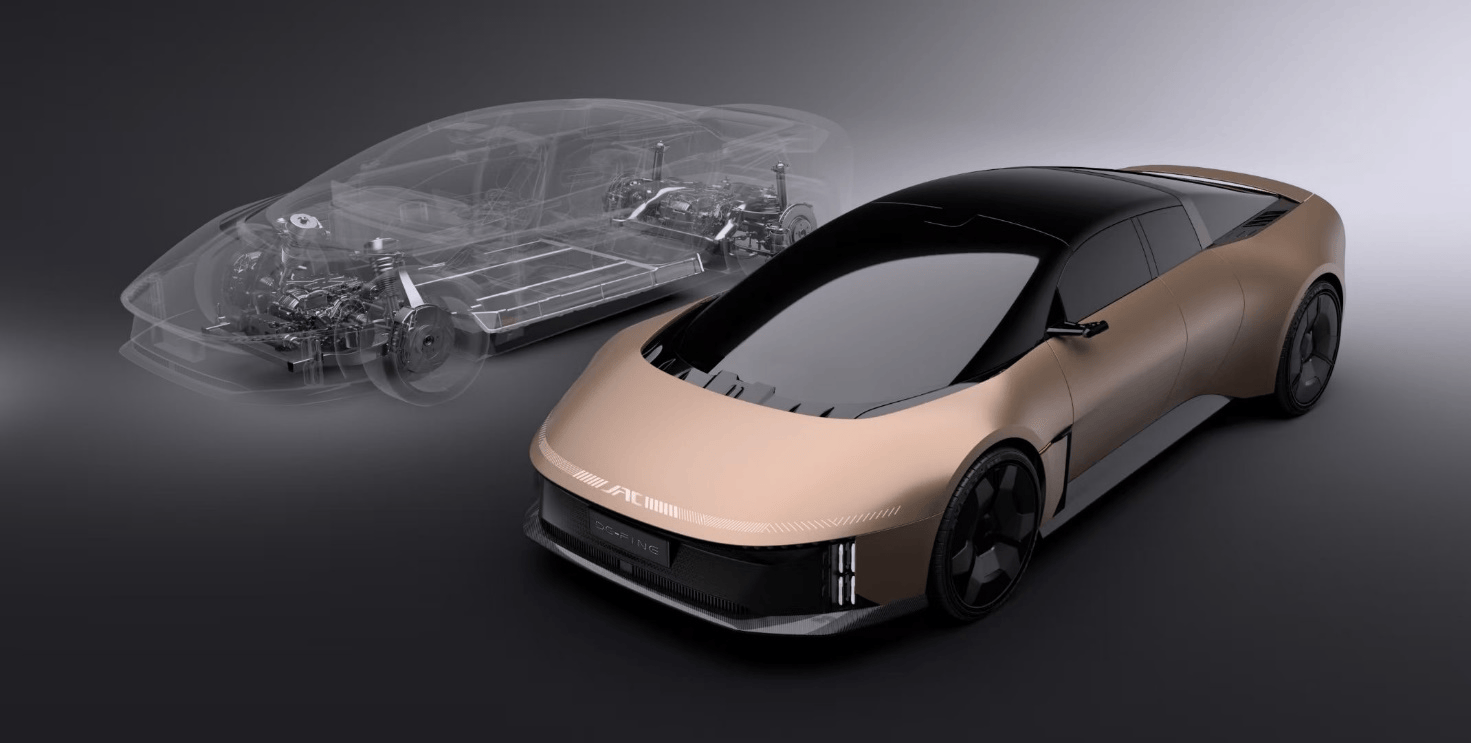 漂亮不止一点点!江汽de-fine概念车璀璨亮相 引领智能出行新时代