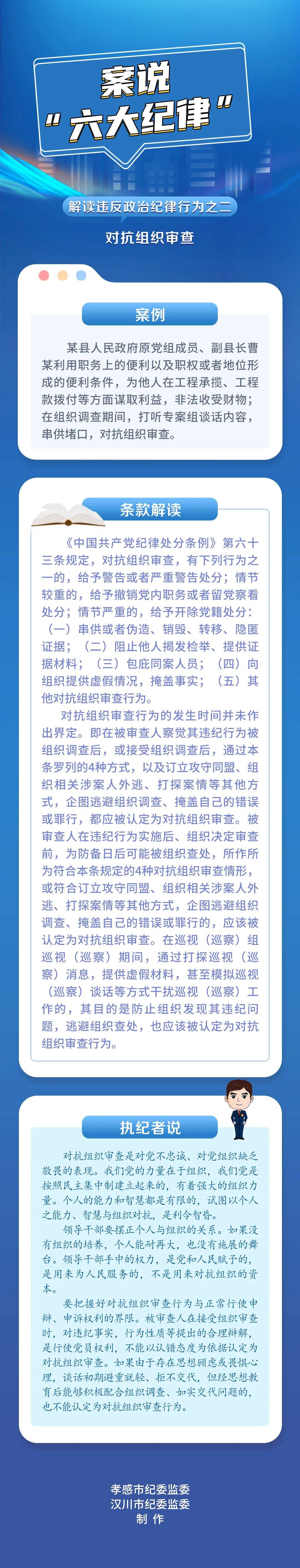 案说"六大纪律"| 违反政治纪律②:对抗组织审查