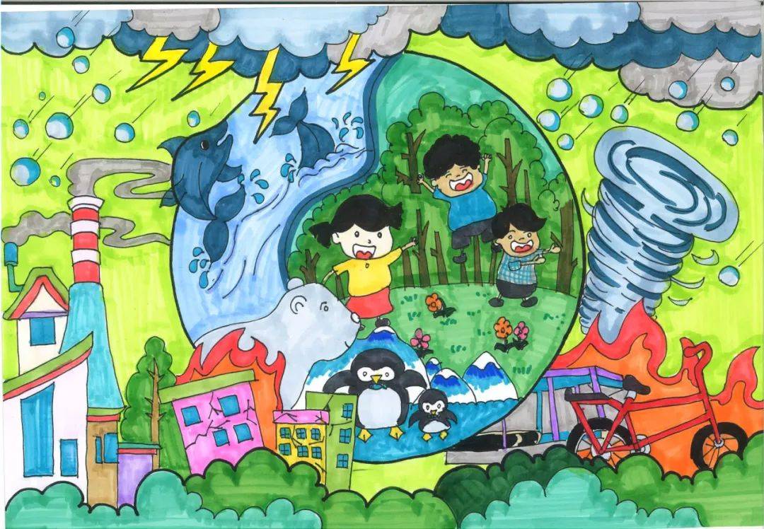 "知天气"杯"宝贝画天气"作品展播③_绘画_李治齐_厦门市