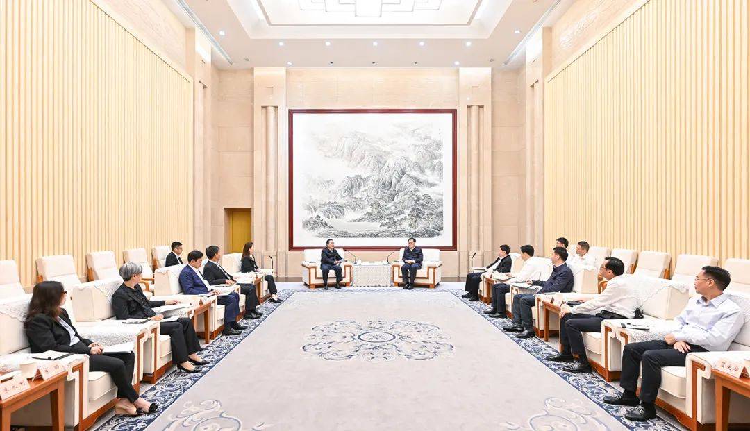 袁家军胡衡华会见华夏银行董事长李民吉一行