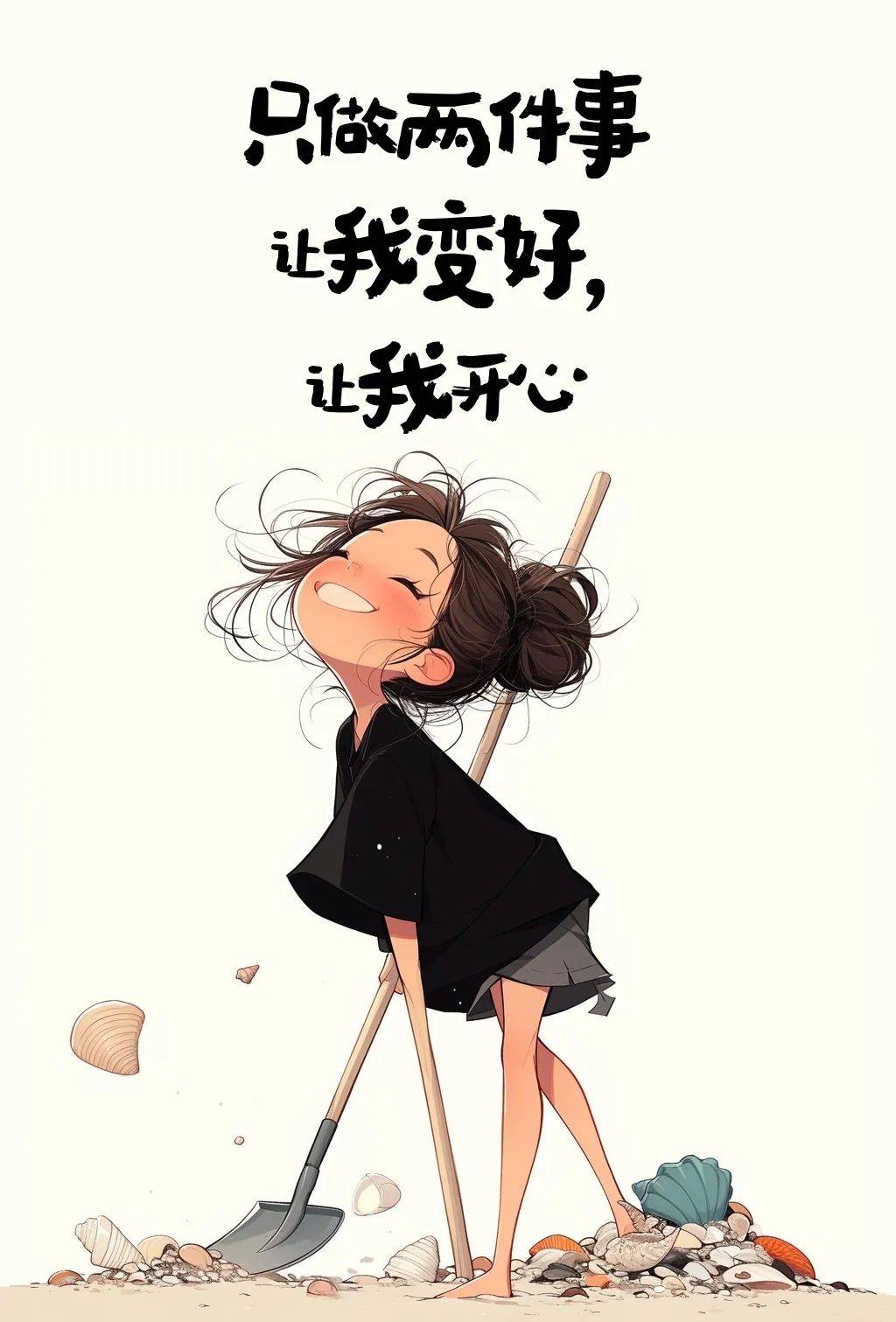 只做两件事,让自己变好,让自己开心