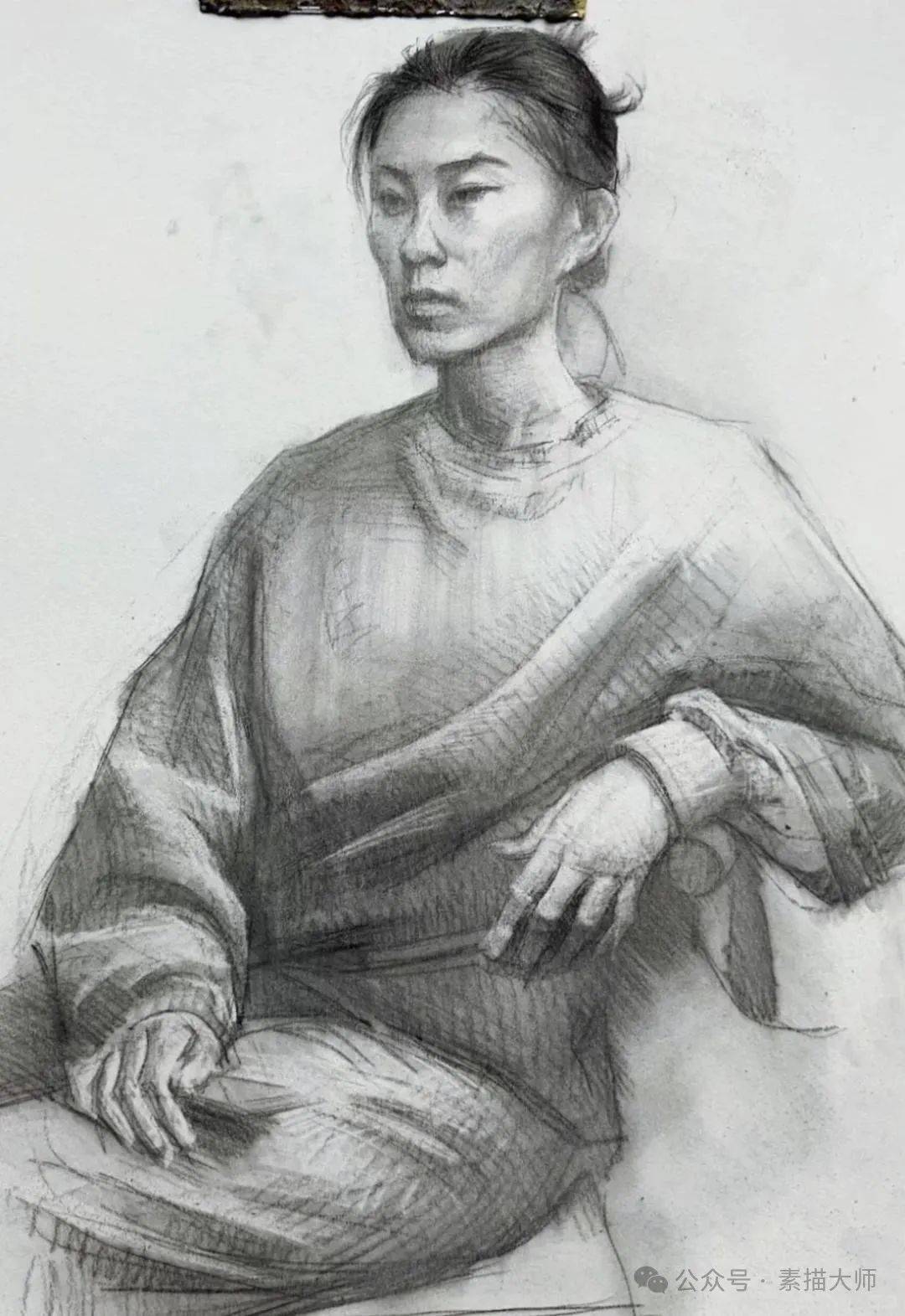 2018年央美造型状元 | 人物素描