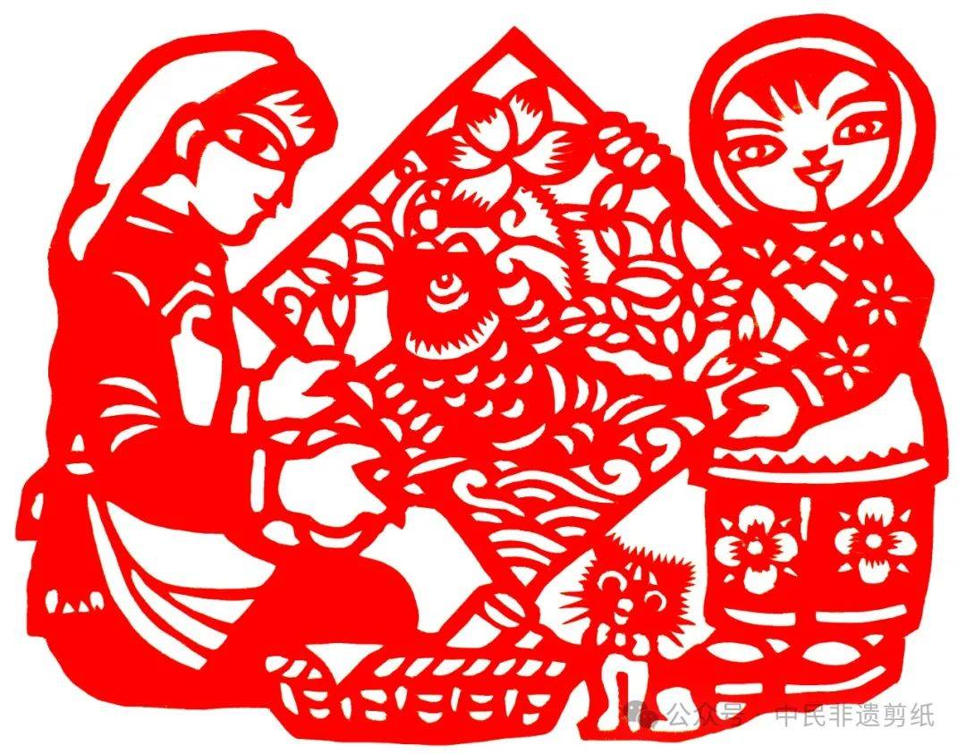 中民非遗剪纸献礼:2024母亲节