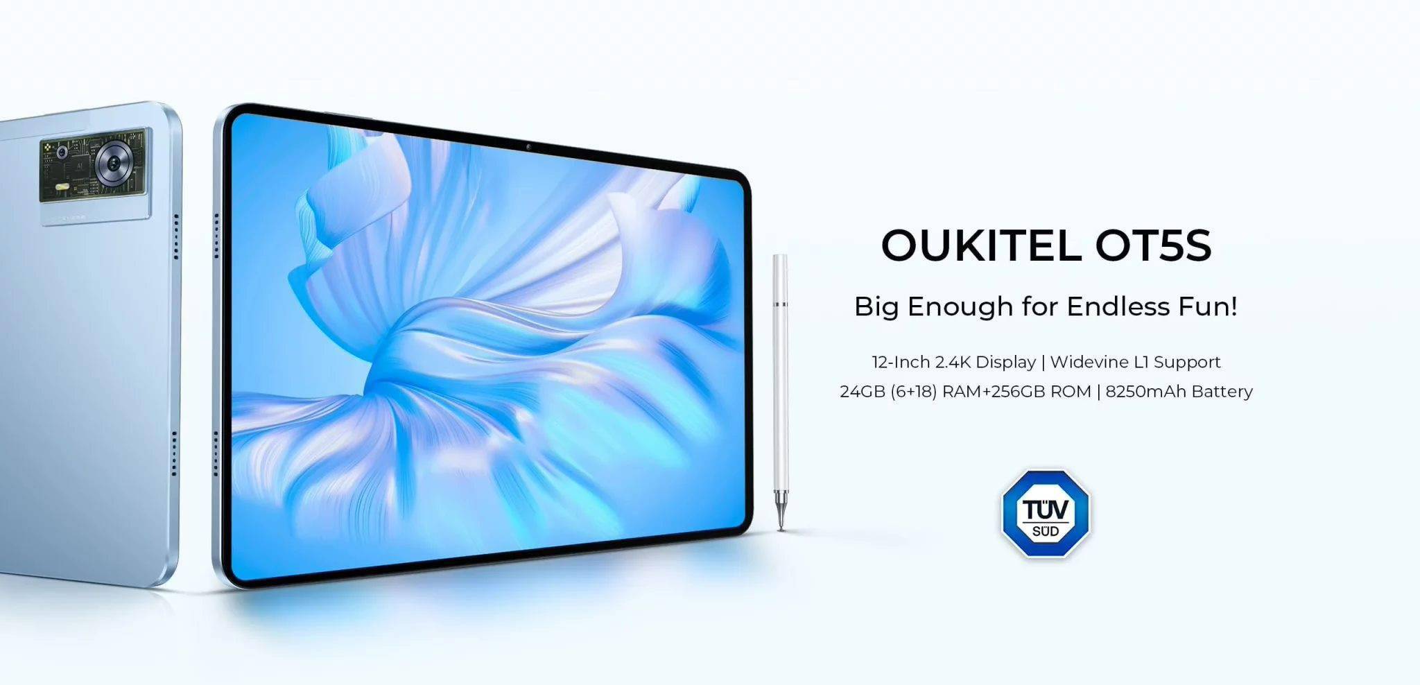 OUKITEL OT5S平板电脑海外发布 支持手写笔