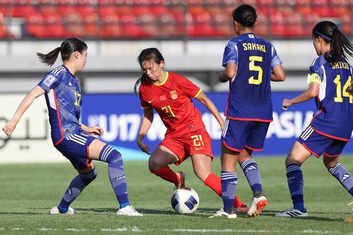 2024u17女足亚洲杯小组赛b组,日本女足u17vs中国女足u17.
