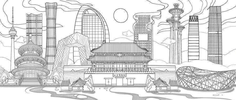 简笔画 手绘 线稿 900_383