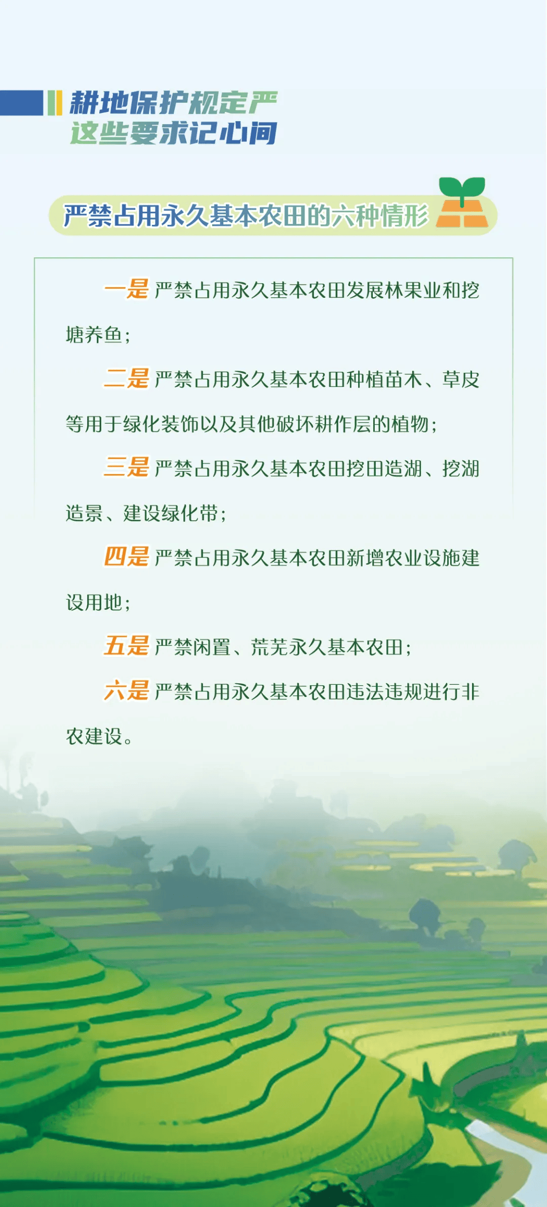 【自然资源课堂615月11日】耕地保护告知书