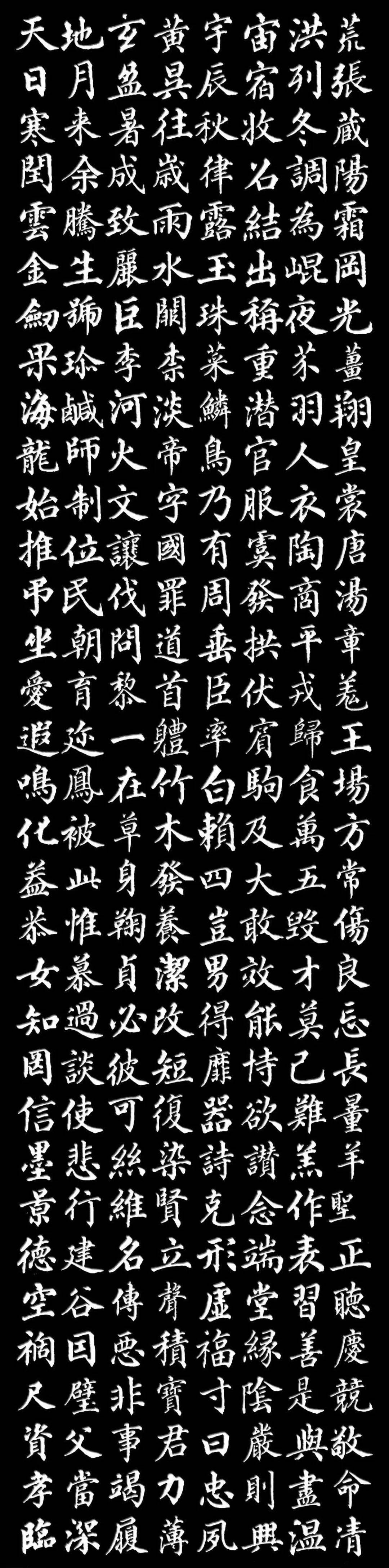 中国传统书法字体