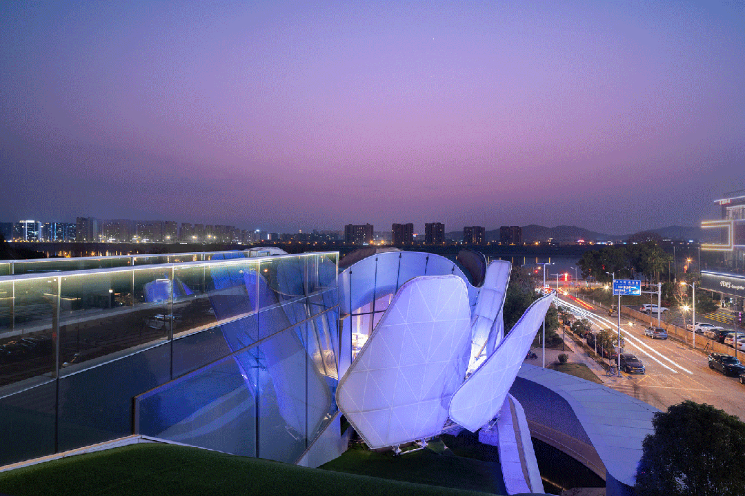 建筑 | line 新作:动态建筑,长沙"湘江之眼"