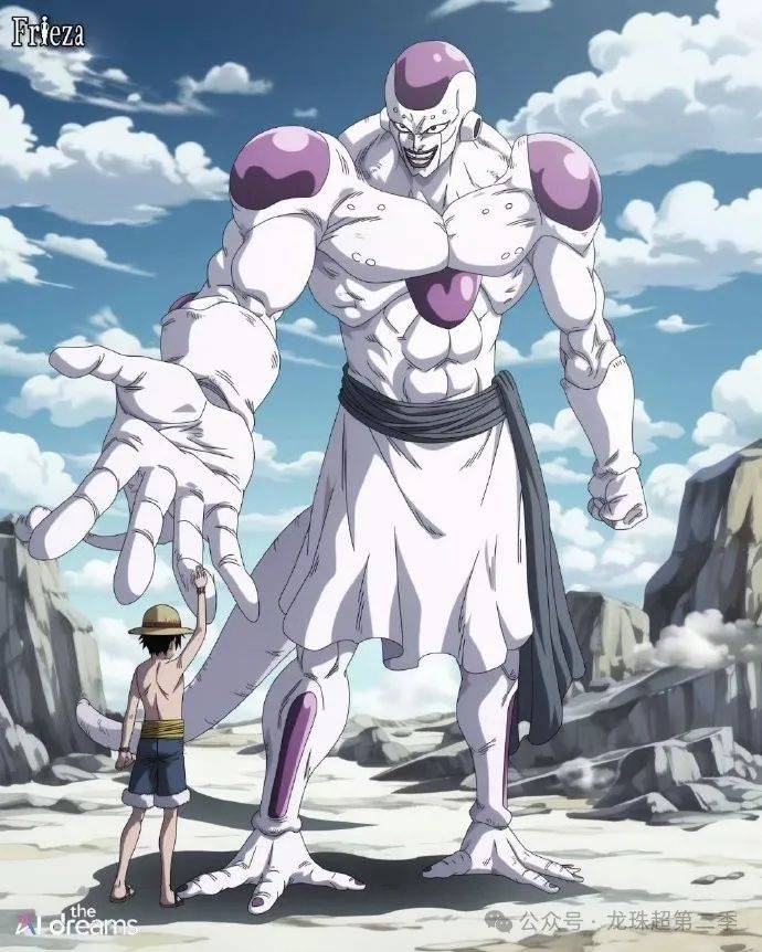 龙珠,前方高能,当龙珠与海贼合体会发生什么?_路飞_布玛_悟空