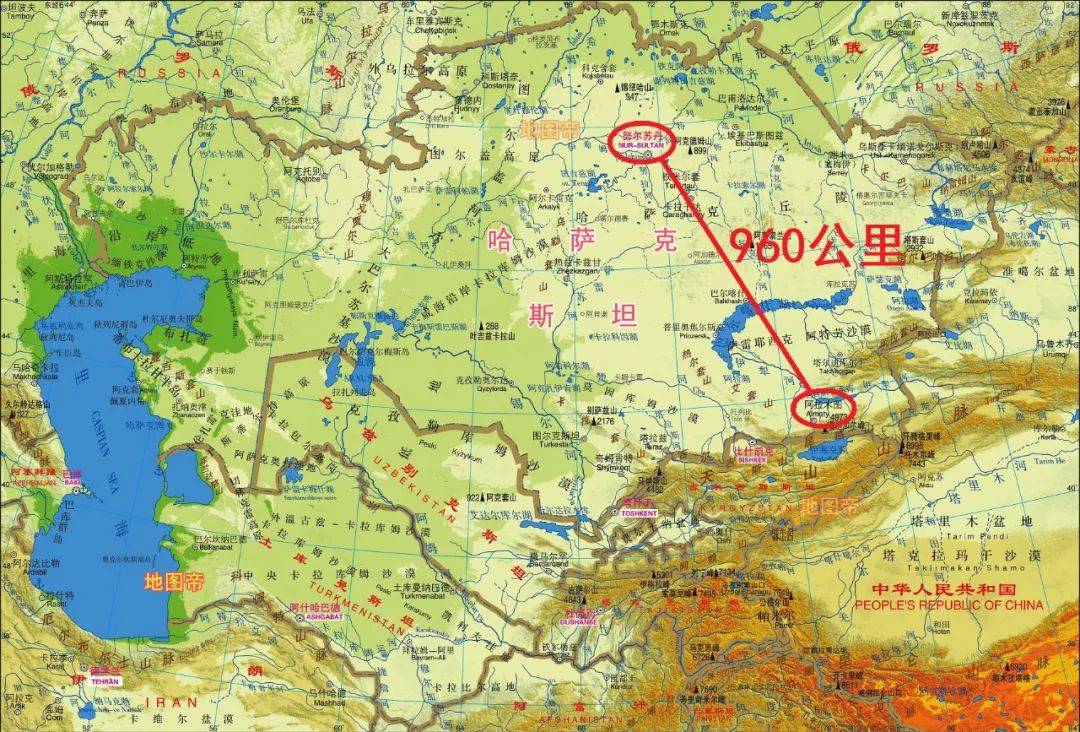 哈萨克斯坦为何迁都960公里?天子守国门