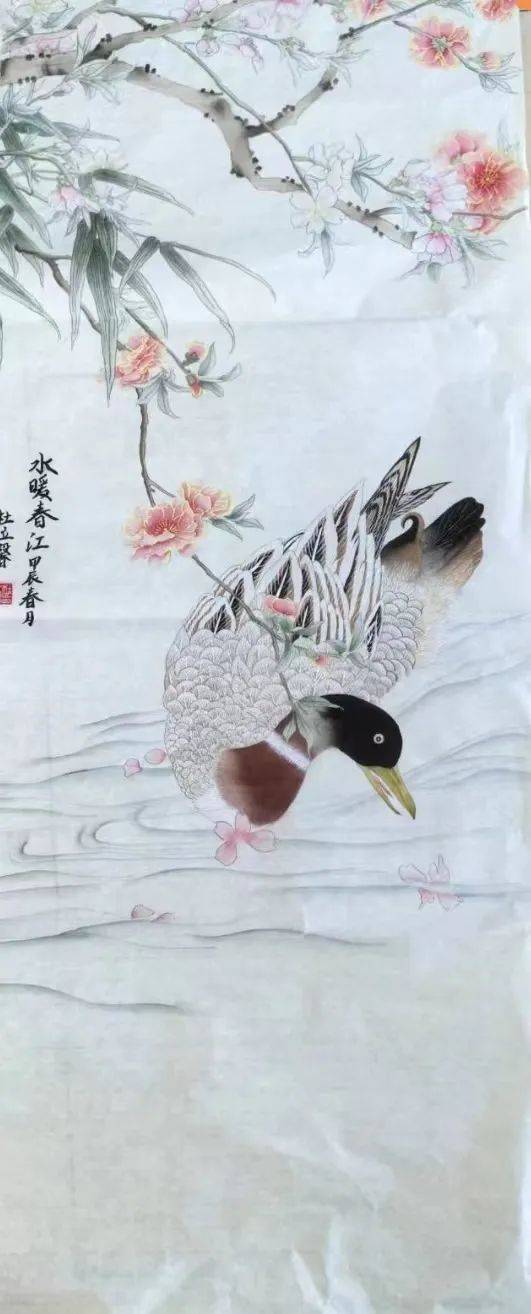 国画中学组一等奖-程林中学-杨烁琪 -《展翅云霄》4国画小学组一等奖