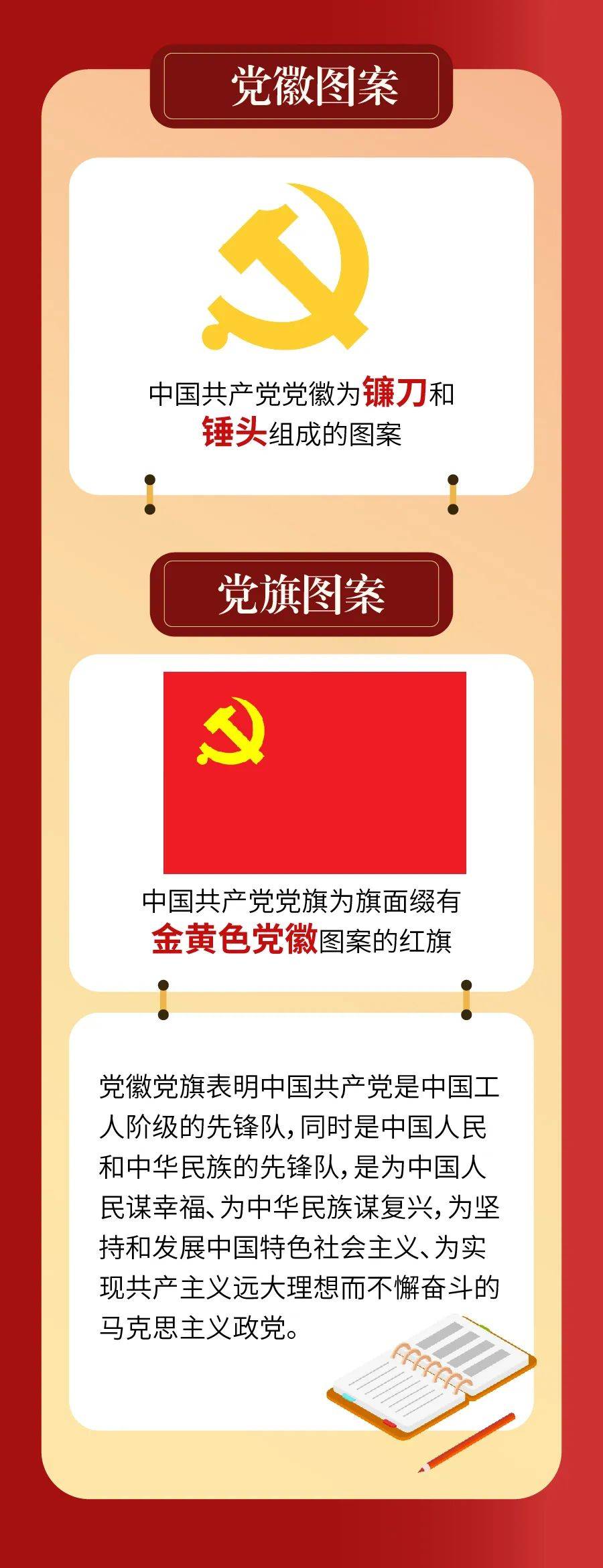 党徽倾斜多少度图片