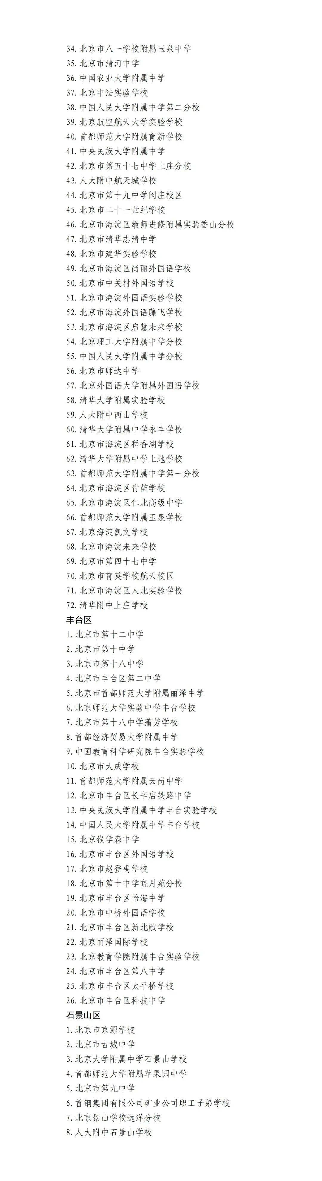 名单公示！今年北京428所学校具有高中招生资格