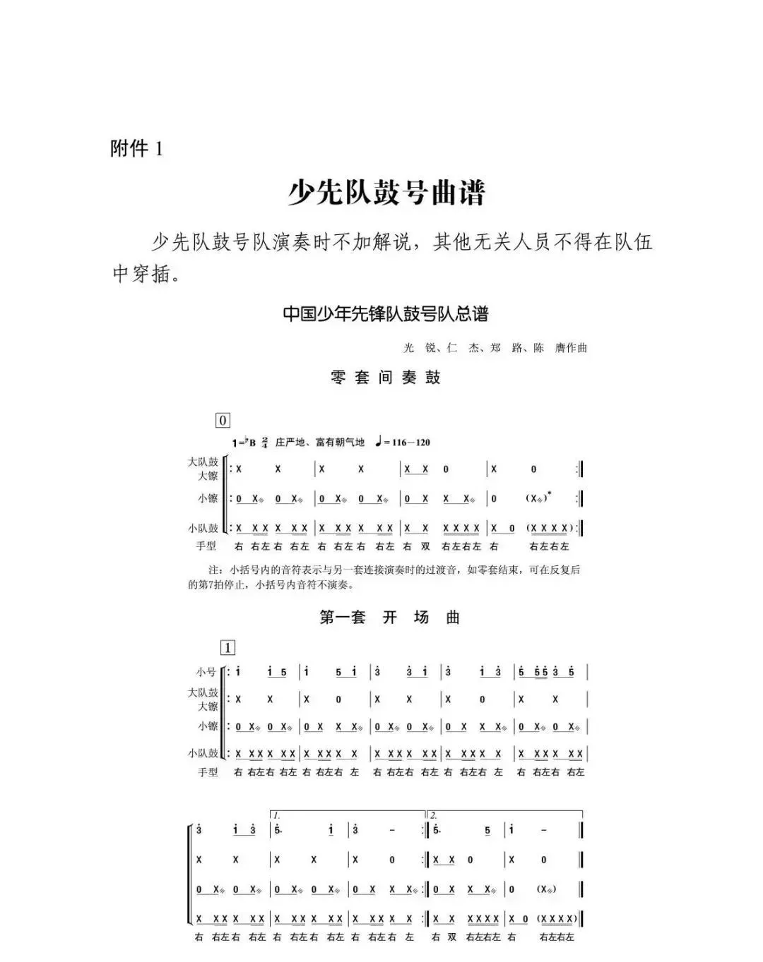 小学鼓号队乐器配置图片