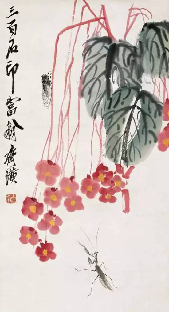 枫叶蝉知了图老少年知了图枫叶鸣蝉图蝉稿.