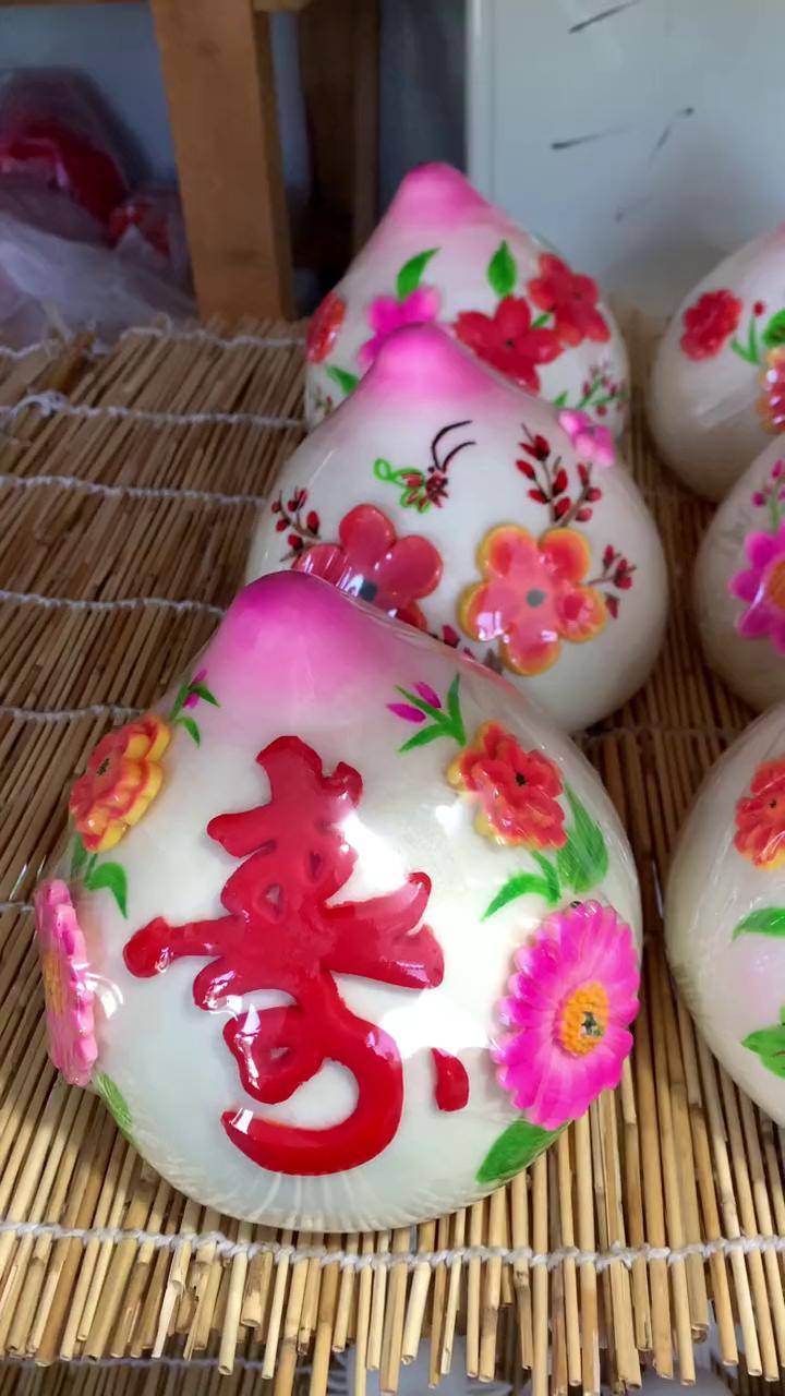 寿桃 莱州面塑 胶东花饽饽 花馍 非遗合伙人