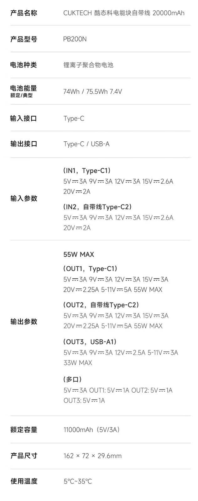 10000 次收纳及 c 口插拔测试;支持 adc 自适应快充,兼容华为 scp