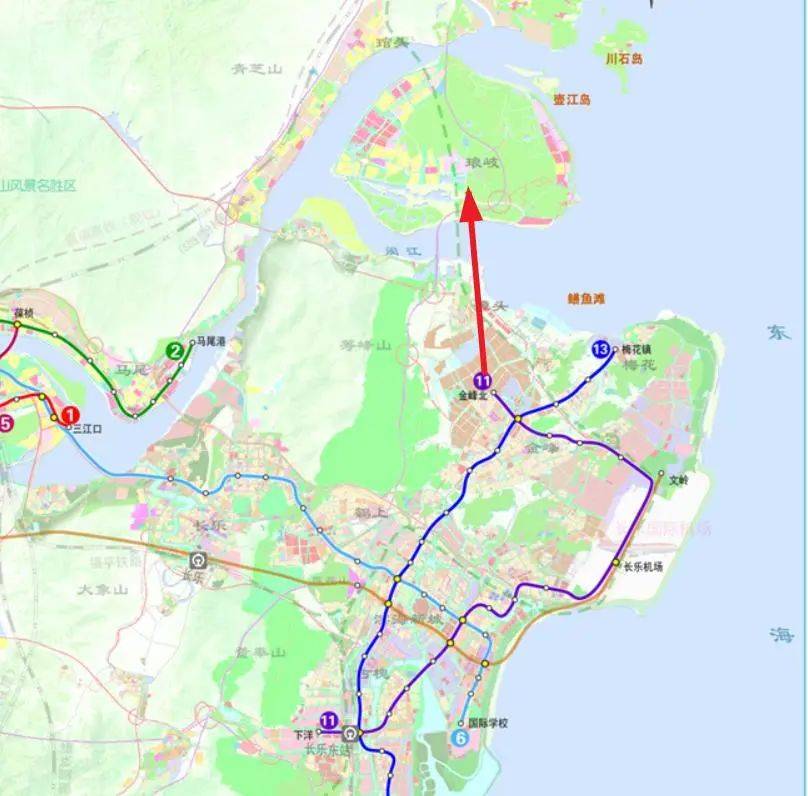 【问答】琅岐是否有规划地铁？官方称预留11号线延伸通道