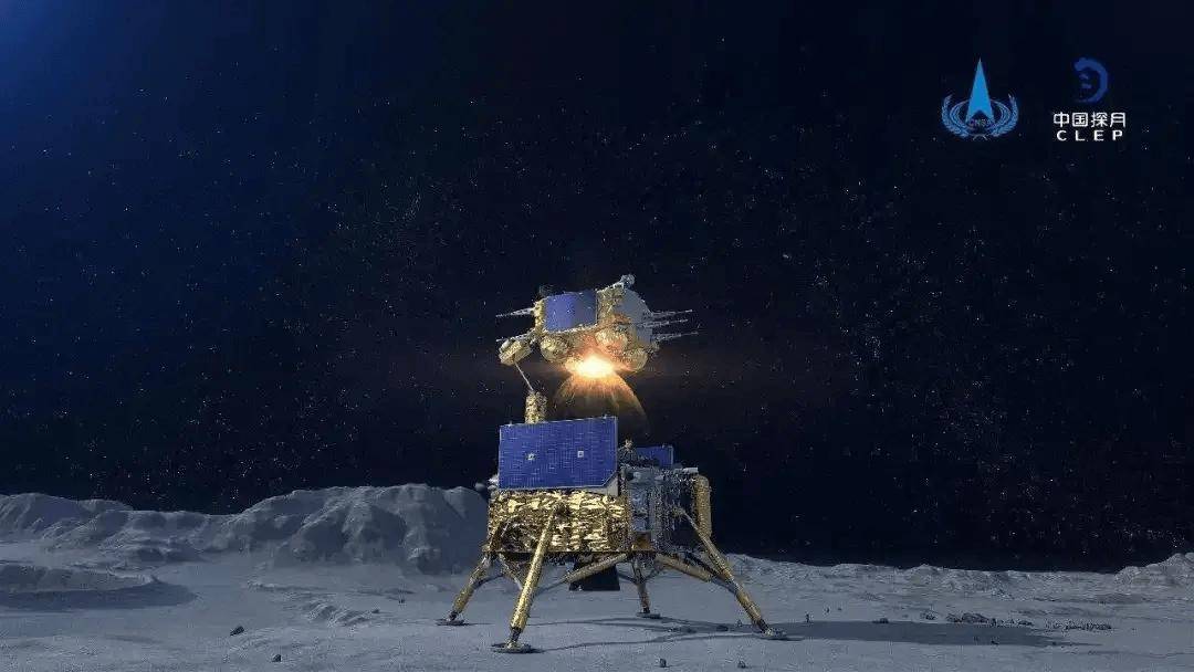 嫦娥五号去月球挖土图片