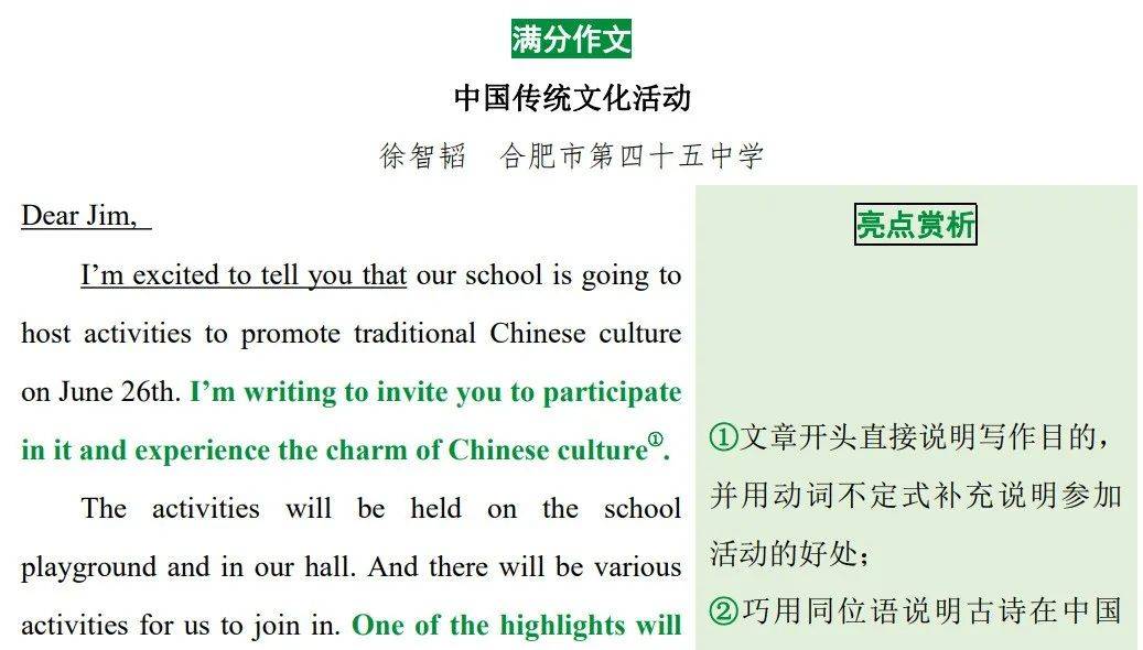 2024中考英语作文热点话题：中华优秀传统文化（可打印）