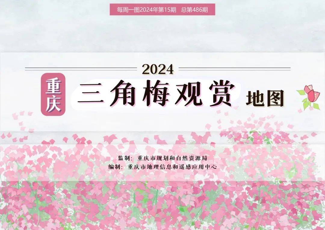 每周一图丨红色花瀑,2024重庆三角梅观赏地图
