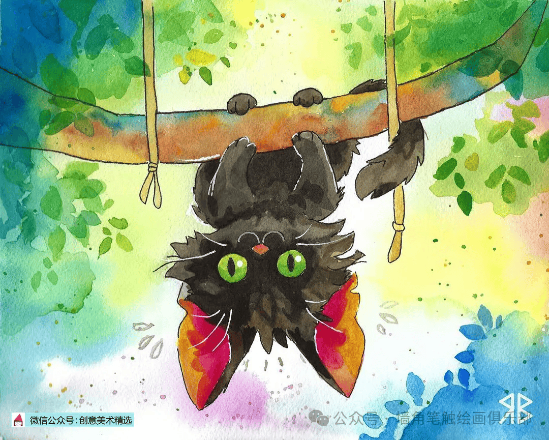 他山之石·艺‖31张超可爱的水彩插画,小巧可爱的动物插画,超级温馨