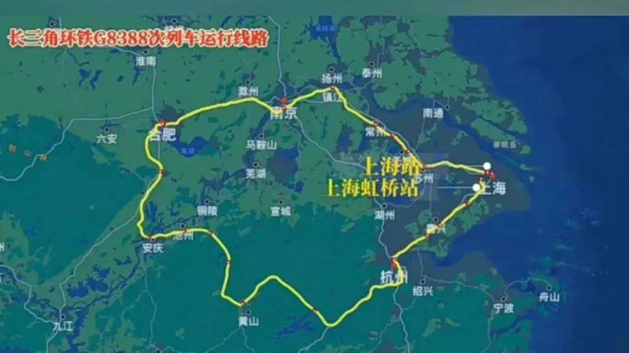 全程8小时＋！从上海到上海，首条超级环线高铁即将开通一条高铁串起沪苏浙皖，开通时间定了_华东局_长三角_虹桥