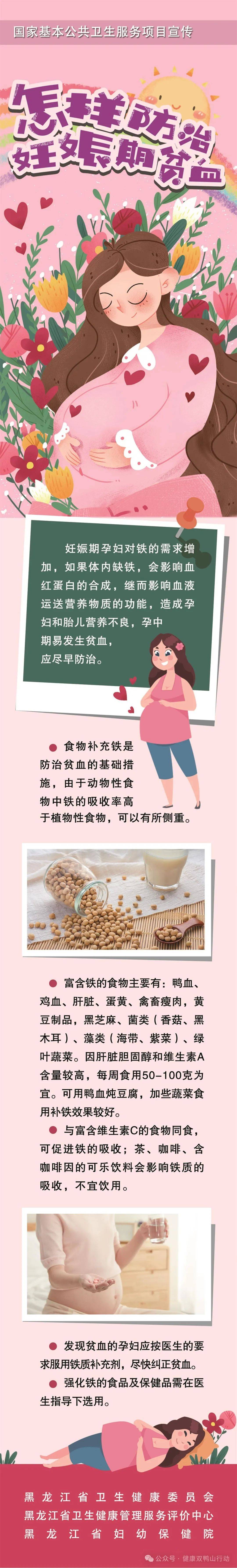 【一图读懂】妇幼健康管理系列(三)——怎样防治妊娠期贫血