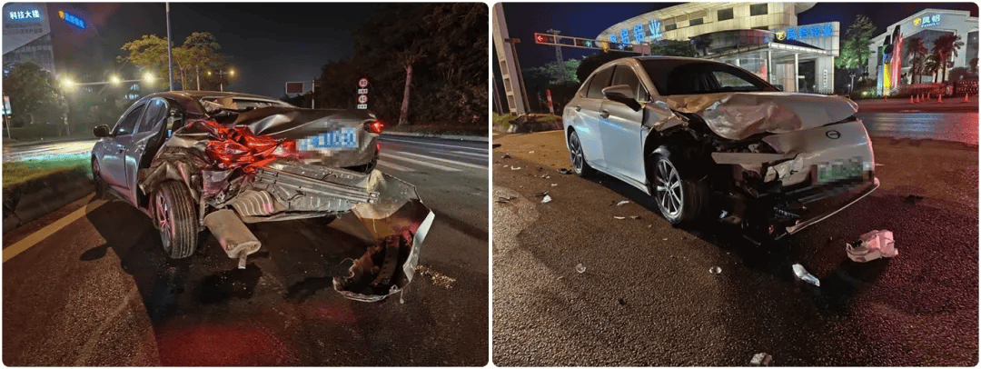 4月30日,三水区发生一起追尾交通事故.当天,男子驾驶粤e