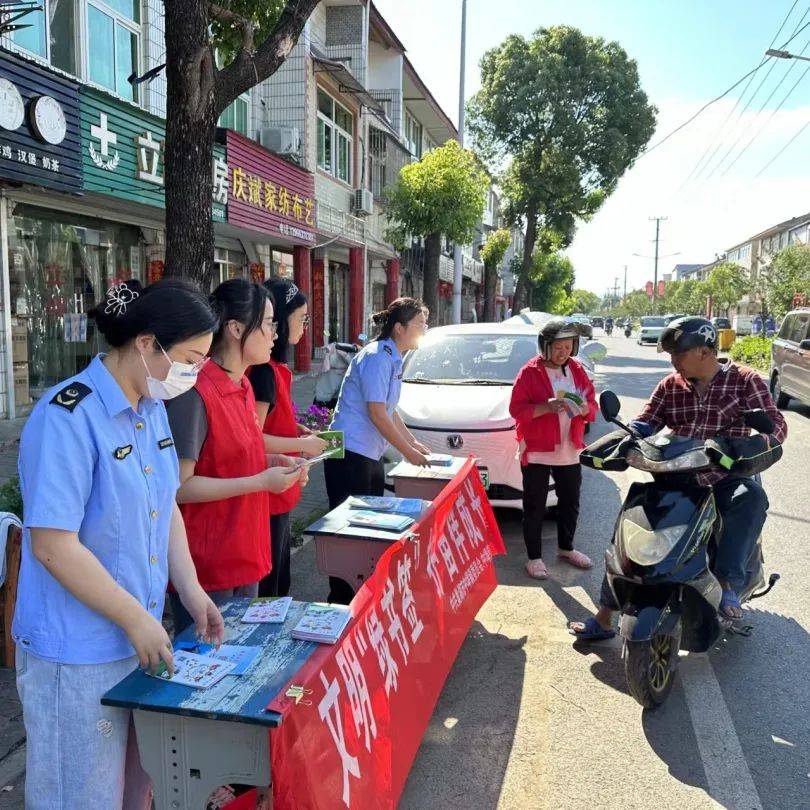 【护苗2024】巢湖市中垾镇团委联合多部门开展"文明绿书签 护苗伴