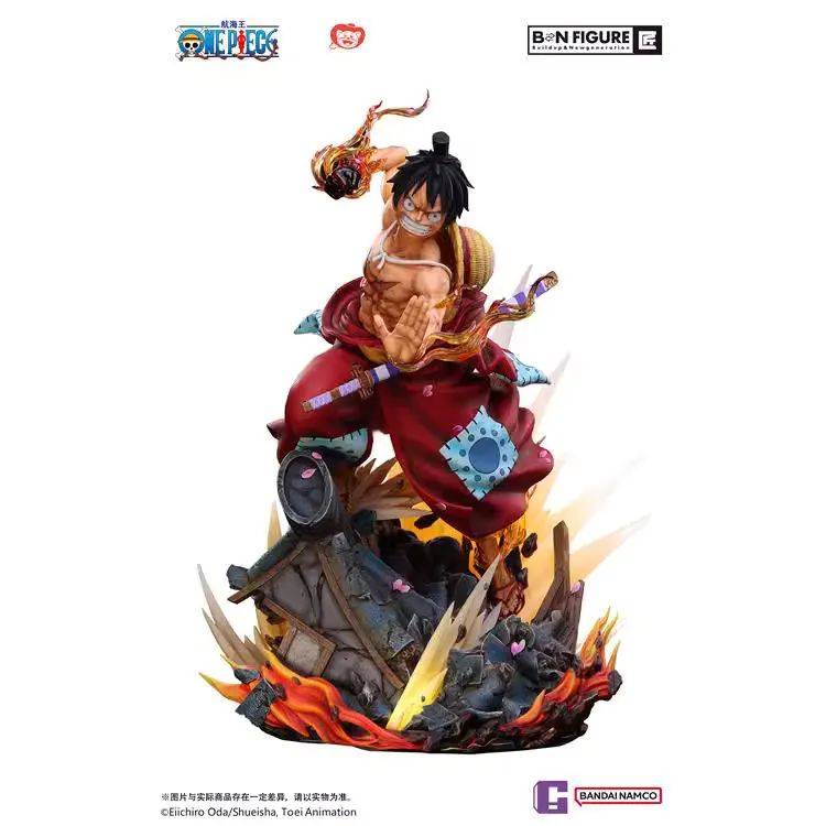 新品预定~ 万代 bnfigure 匠 1/4 航海王 海贼王 路飞 流樱 雕像