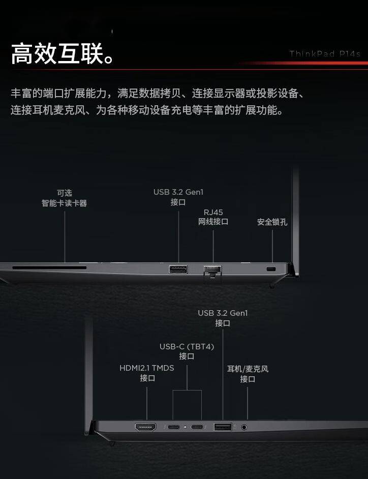 联想 2024 款 ThinkPad P14s 笔记本 6 月 8 日开售，7999 元起 