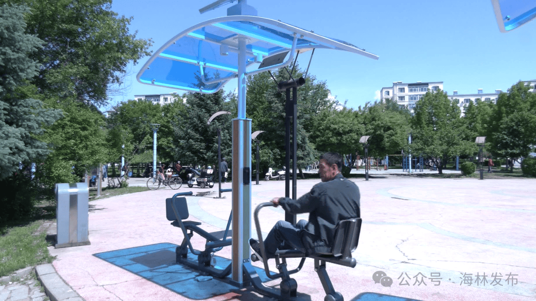 城区林海广场是市民室外休闲娱乐的主要场所,为进一步健全