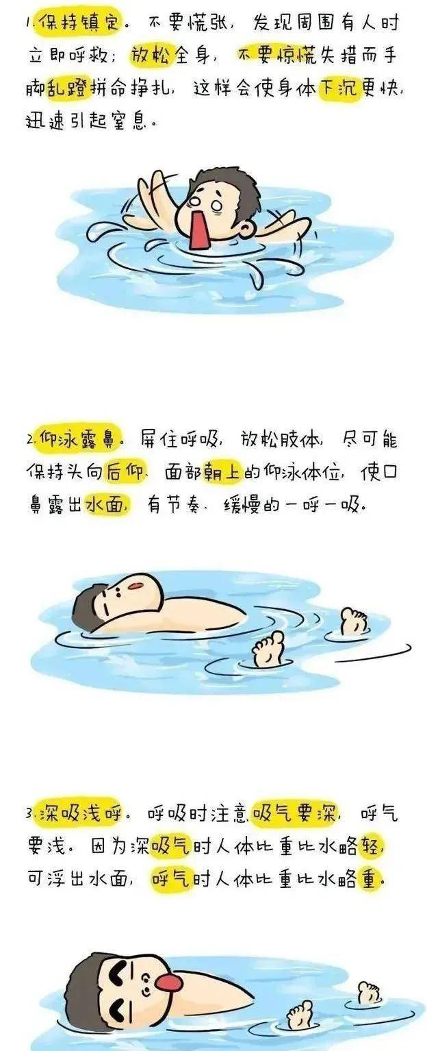 防溺水安全口诀游泳戏水夏日到偷偷下水不得了擅自结伴不能保大人陪护
