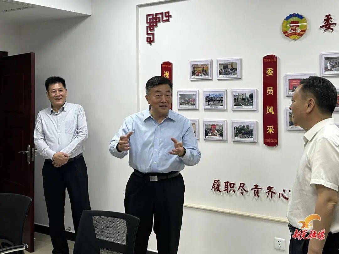 李民一行来晃调研