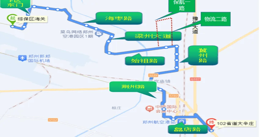 郑州13路公交车路线图图片