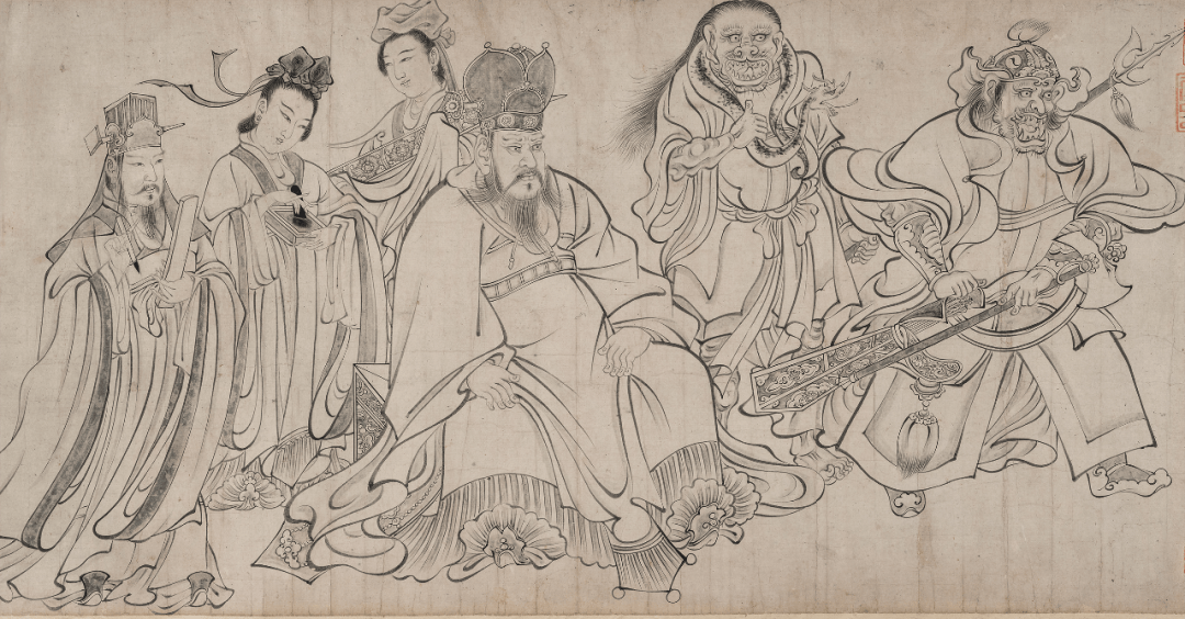 吴道子:送子天王图