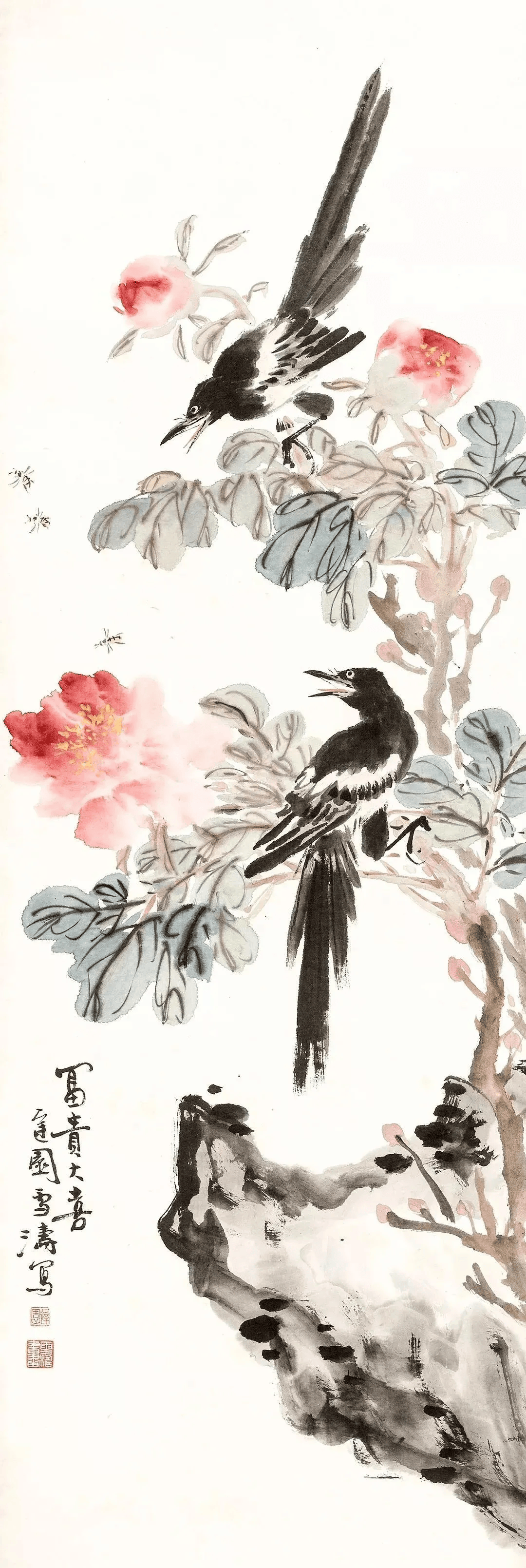 王雪涛花鸟画(高清百图)让人看得舒爽!