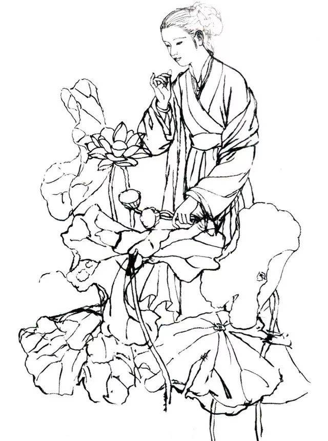 【国画教程】工笔《藕香》