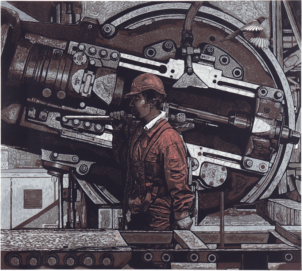 第十四届全国美术作品展览版画展区部分作品