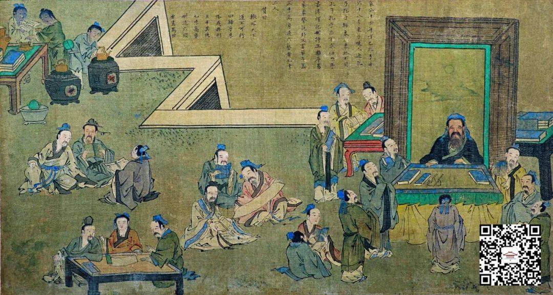 孔子圣迹图 | 删述六经_弟子_文献_礼制