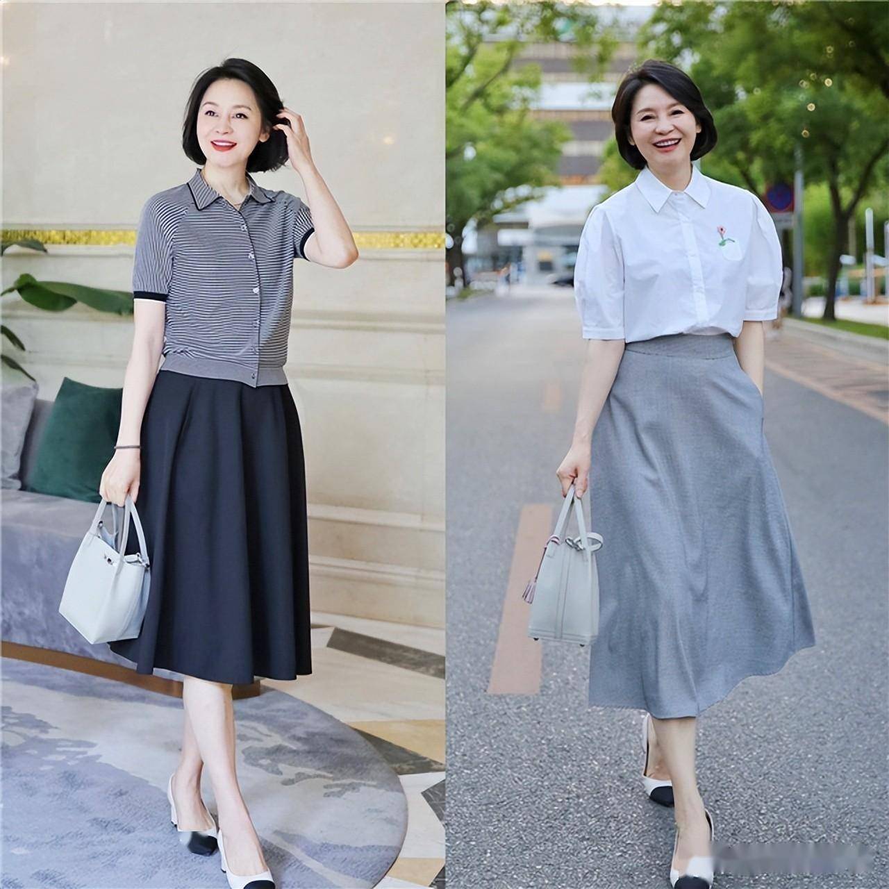 到60岁都没"大妈感"的女人:不穿花裙,不烫卷发,美得优雅高级